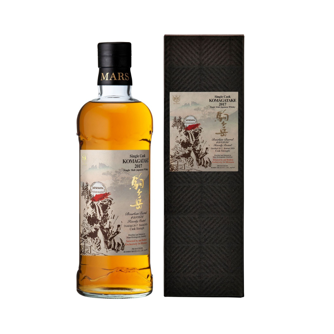 Exclusive for MIZUNARA: Mars Komagatake 2017 Single Malt Heavily Exclusive for MIZUNARA: Mars Komagatake 2017 Single Malt Heavily