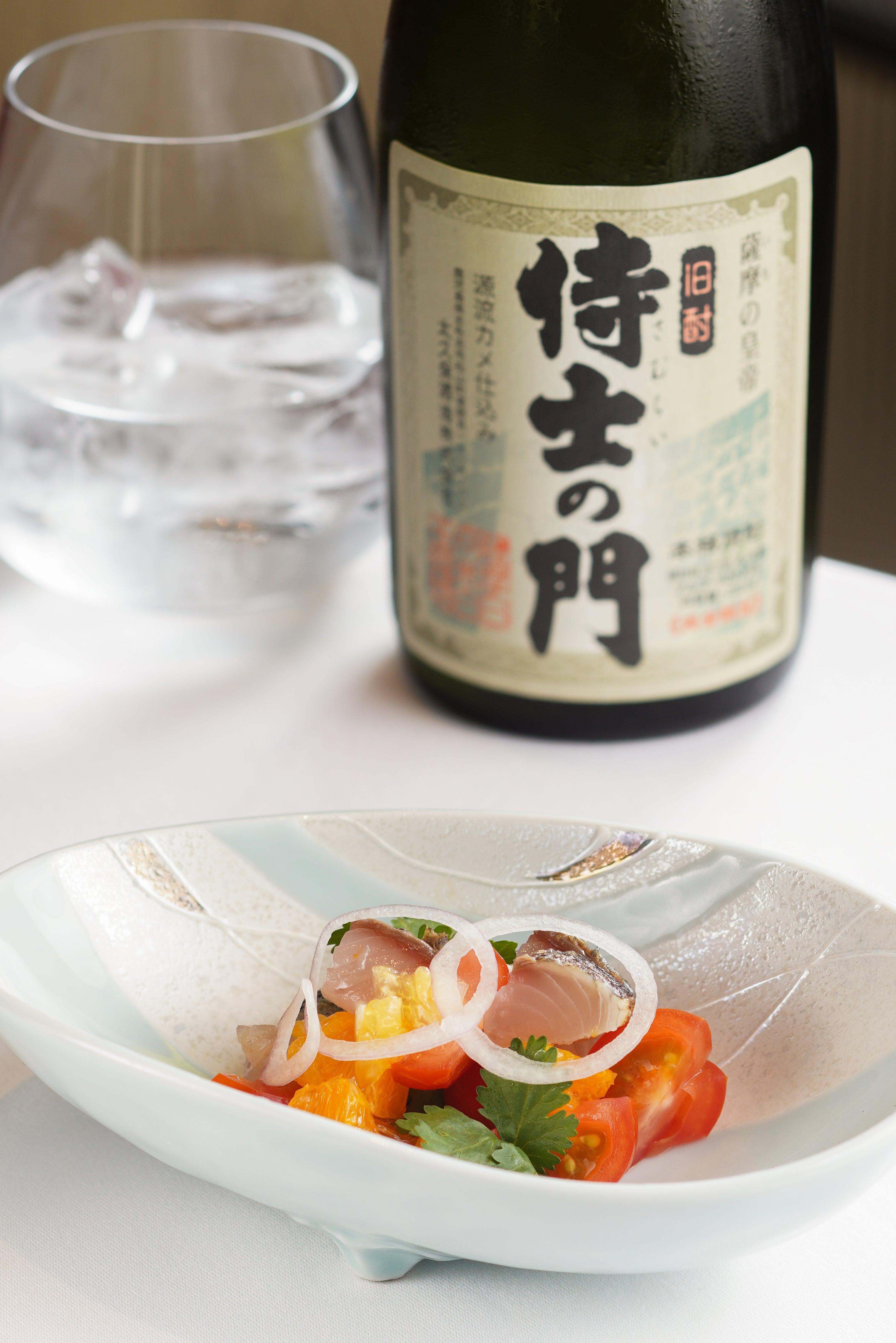 Japanese Shochu can be enjoyed very well with Italian, Japanese, French , Chinese, Western and Indian Cuisine