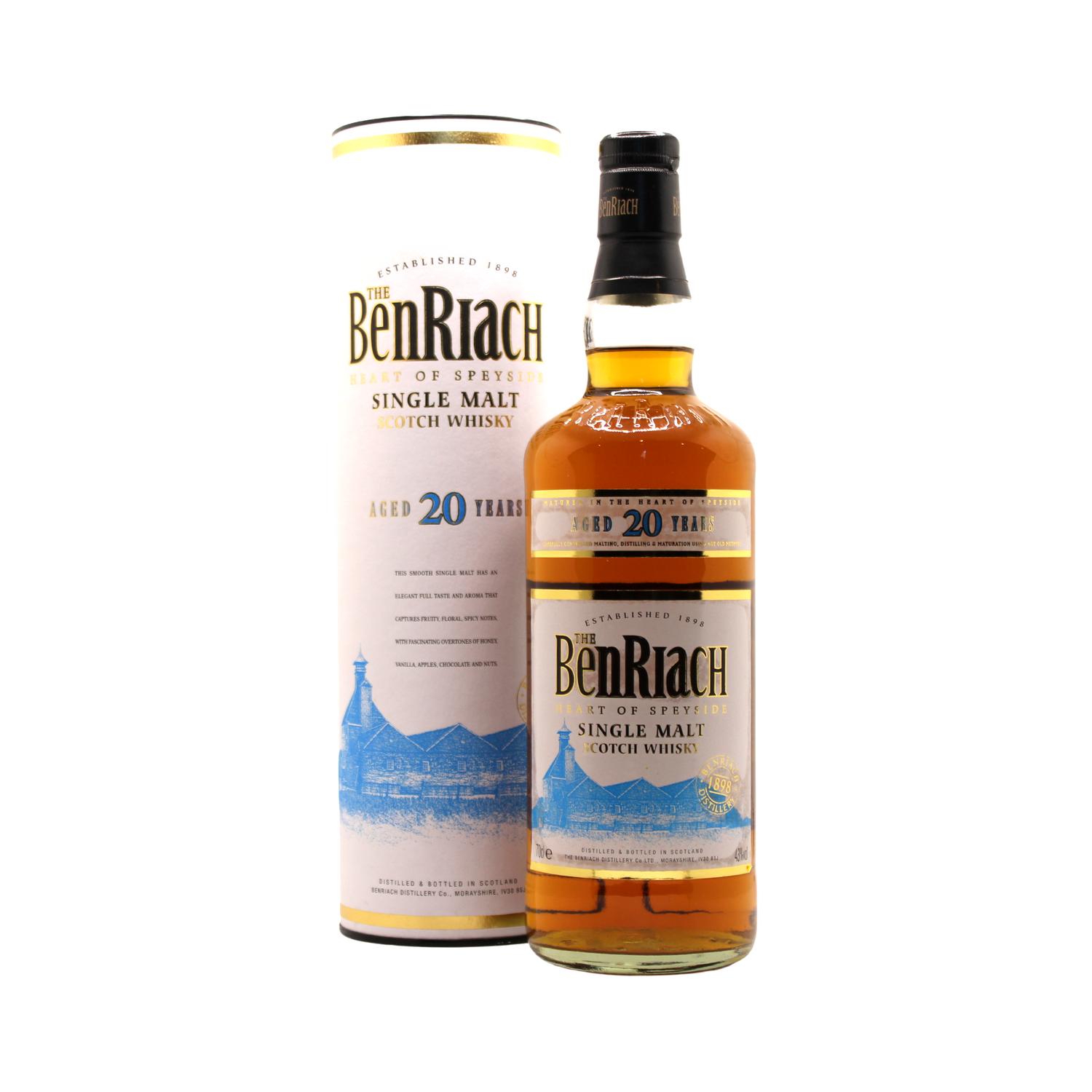 Benriach 20 Y/O Speyside Single Malt Scotch Whisky