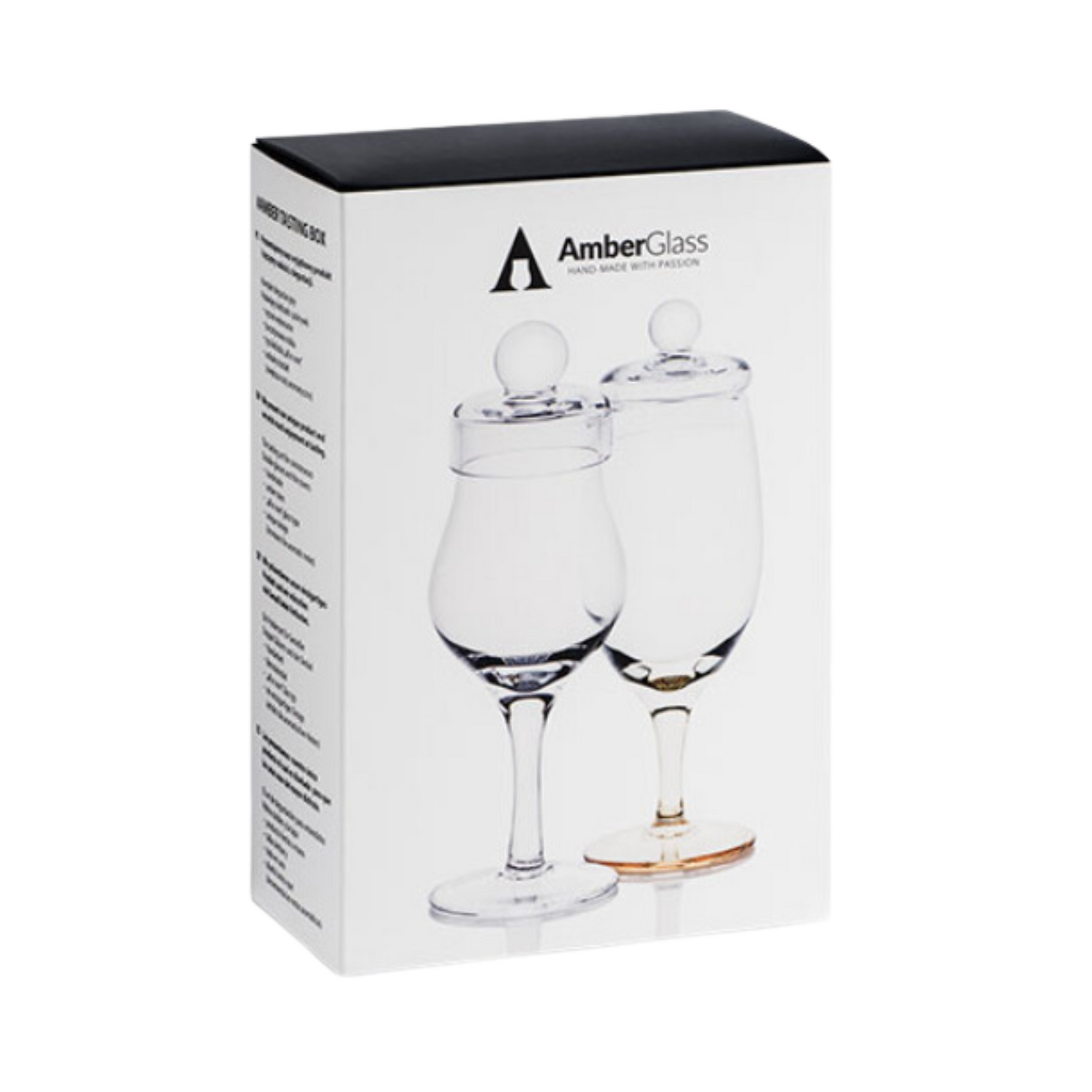 Amber Handmade Whisky Nosing & Tasting Box - Set of 2 Glasses