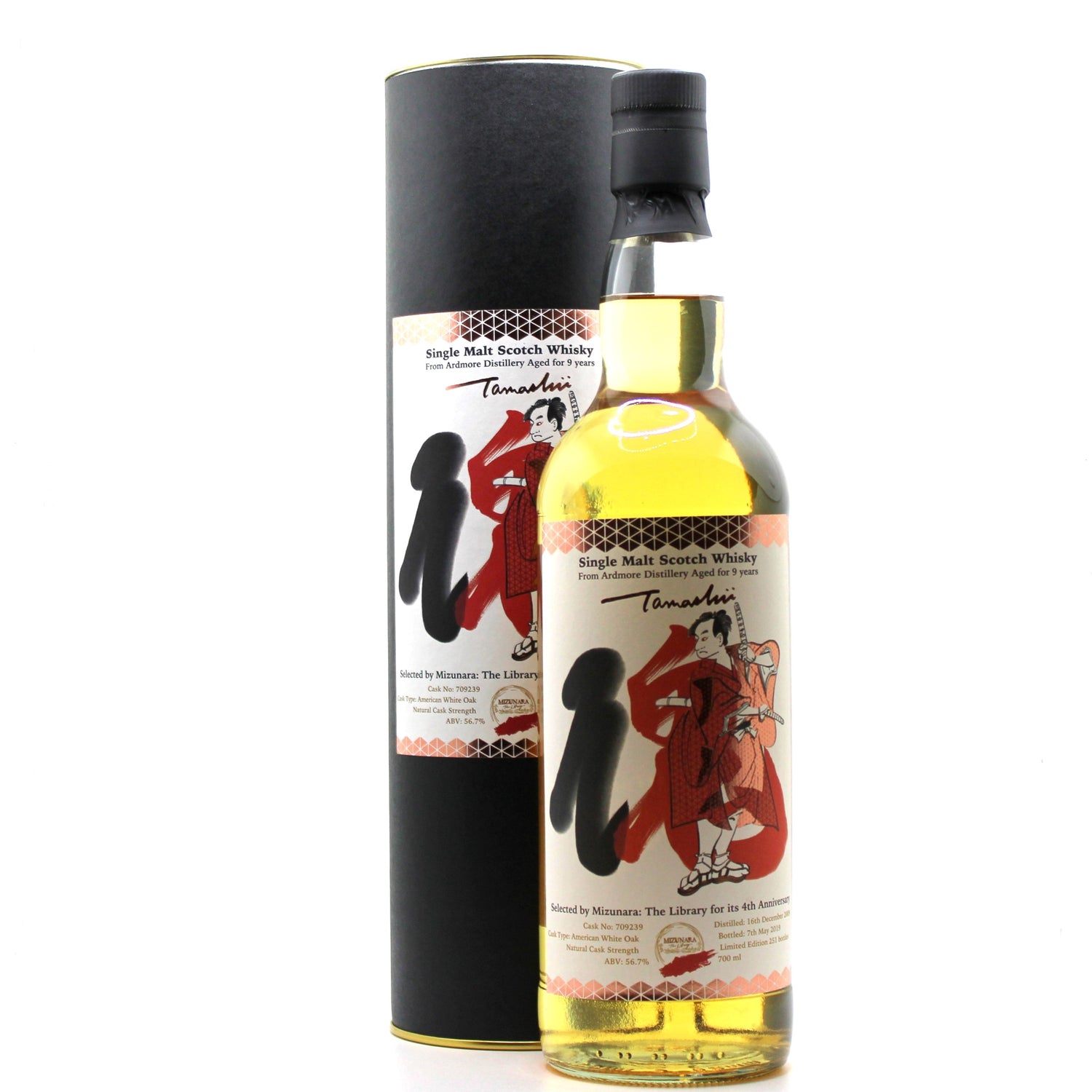 Ardmore "Tamashii" Single Malt Scotch Whisky 9 Years Old