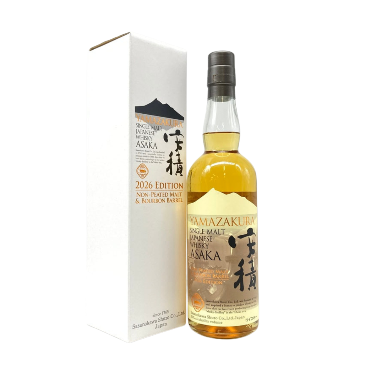 Yamazakura Asaka 2026 Edition "Non-Peated in Bourbon Barrel" Single Malt Japanese Whisky