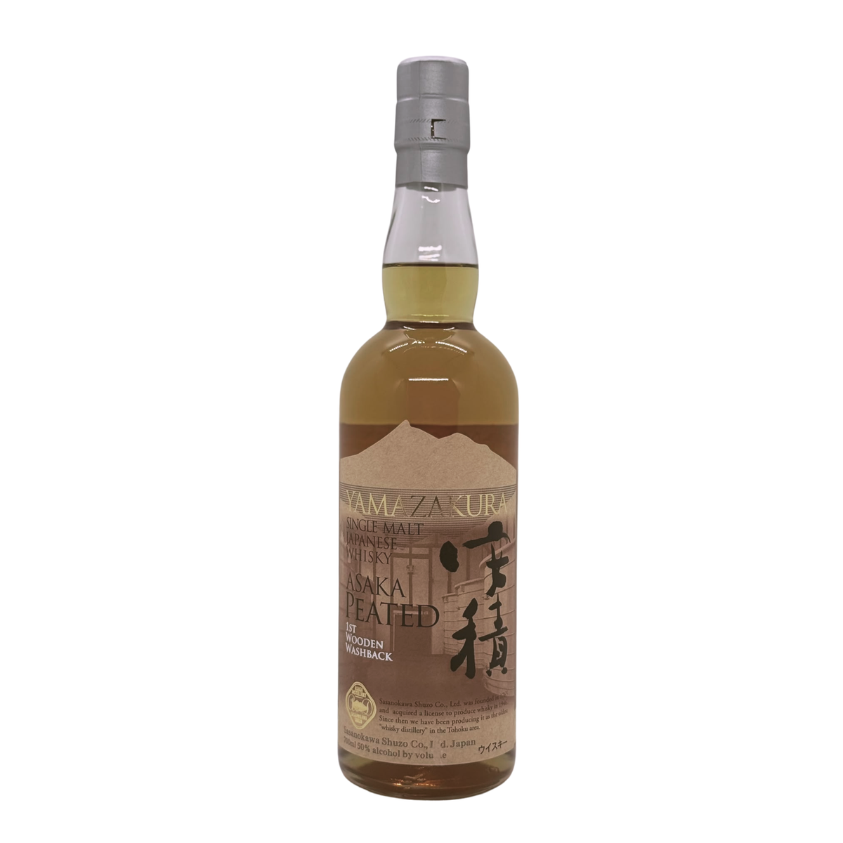 Yamazakura ASAKA Distillery Peated 1st Wooden Washback Single Malt Japanese Whisky