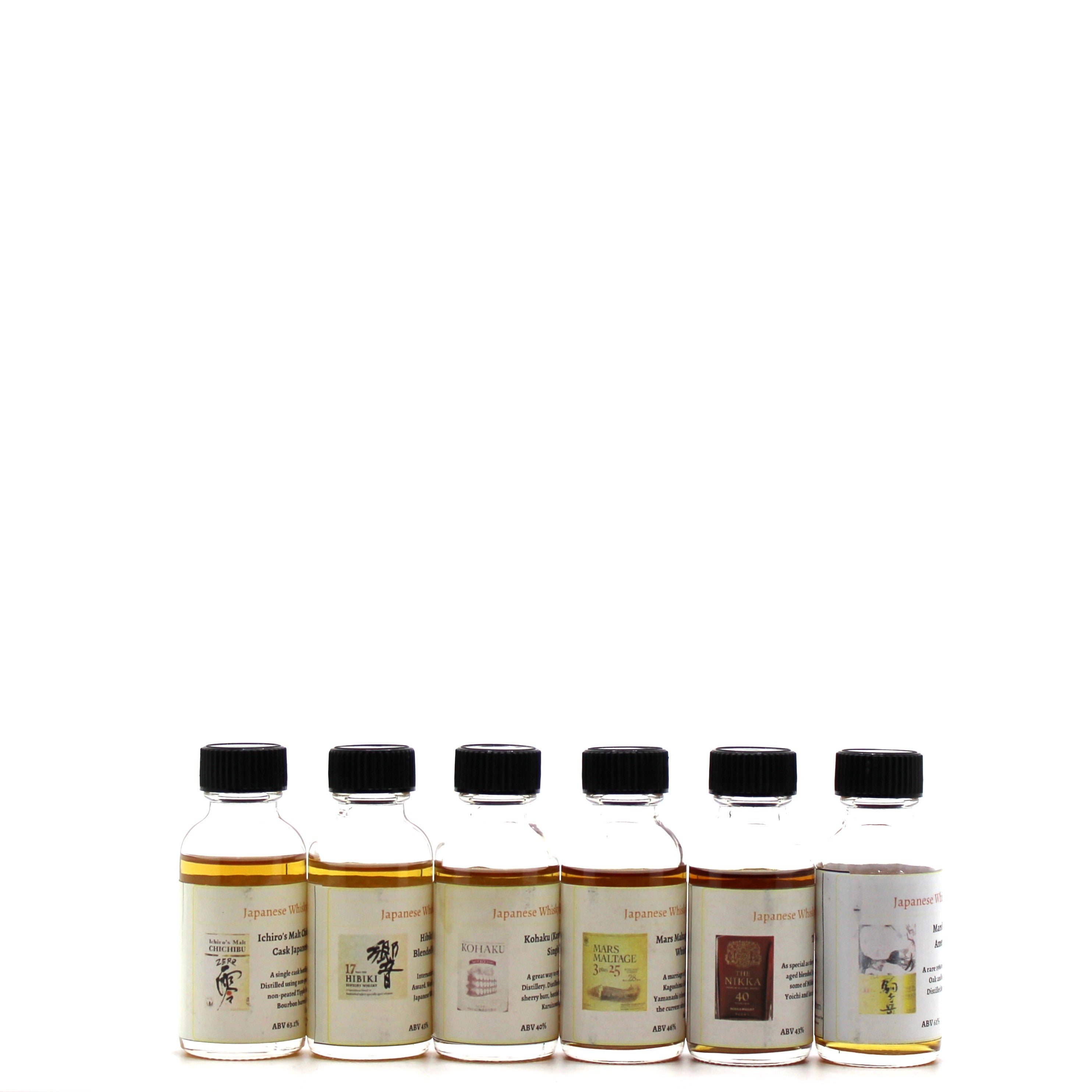 B. Fine &amp; Rare Japanese Single Malt Whisky (6 x 30 ml) Tasting Set with Gift Box