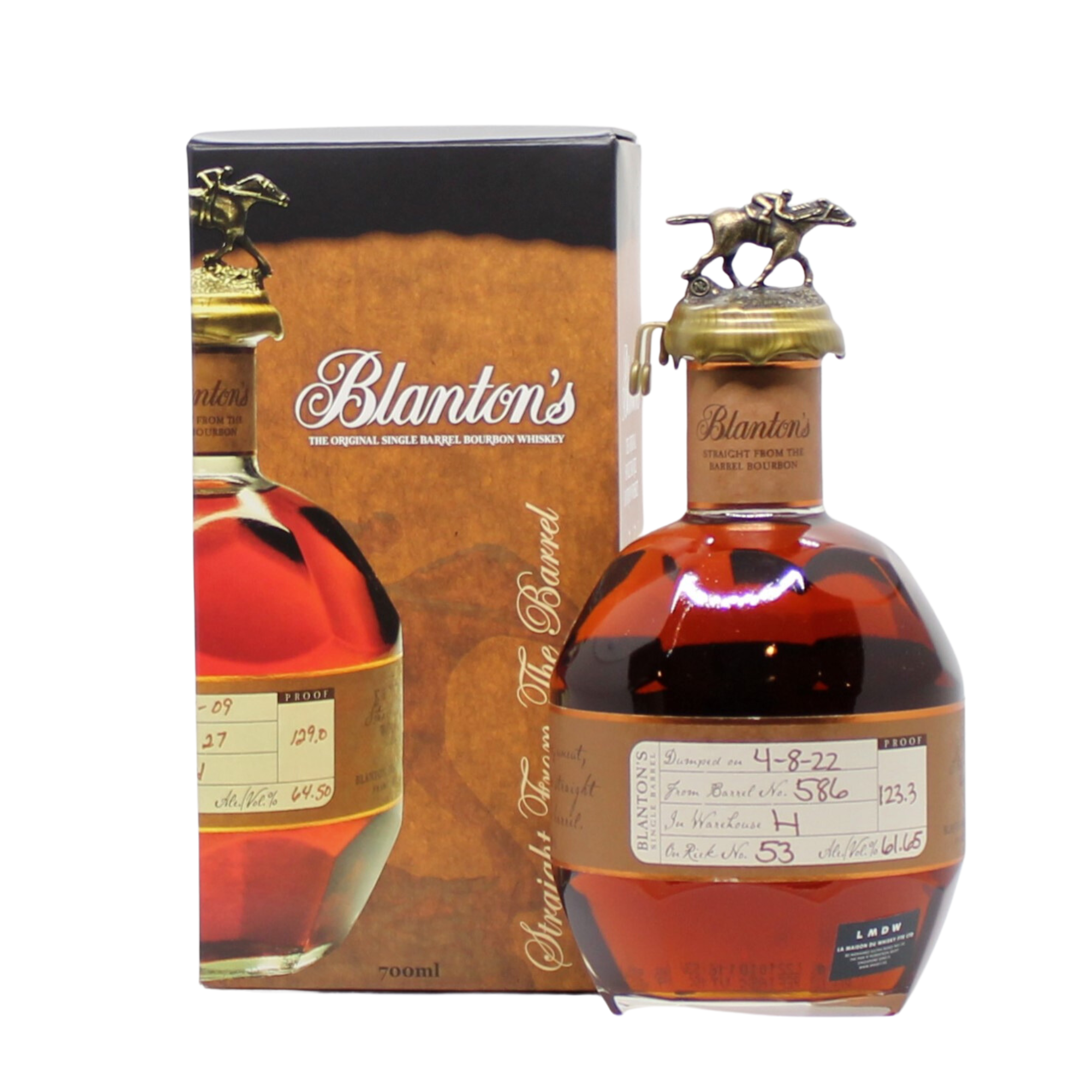 Blanton's Straight from the Barrel dumped 2022
