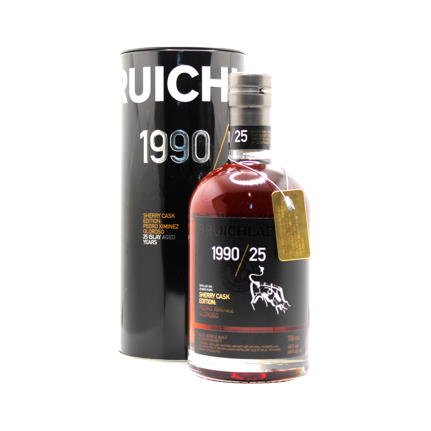 Bruichladdich 25 Y/O Sherry Cask 1990/2016 Single Malt Scotch Whisky