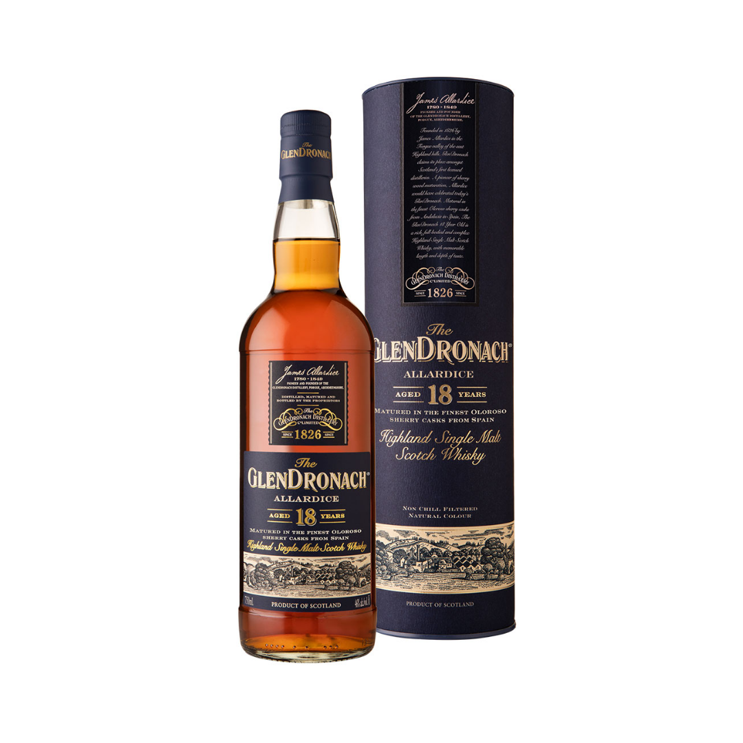 Glendronach Allardice 18 'Non-Chill Filtered' Single Malt Scotch Whisky 2020 Release
