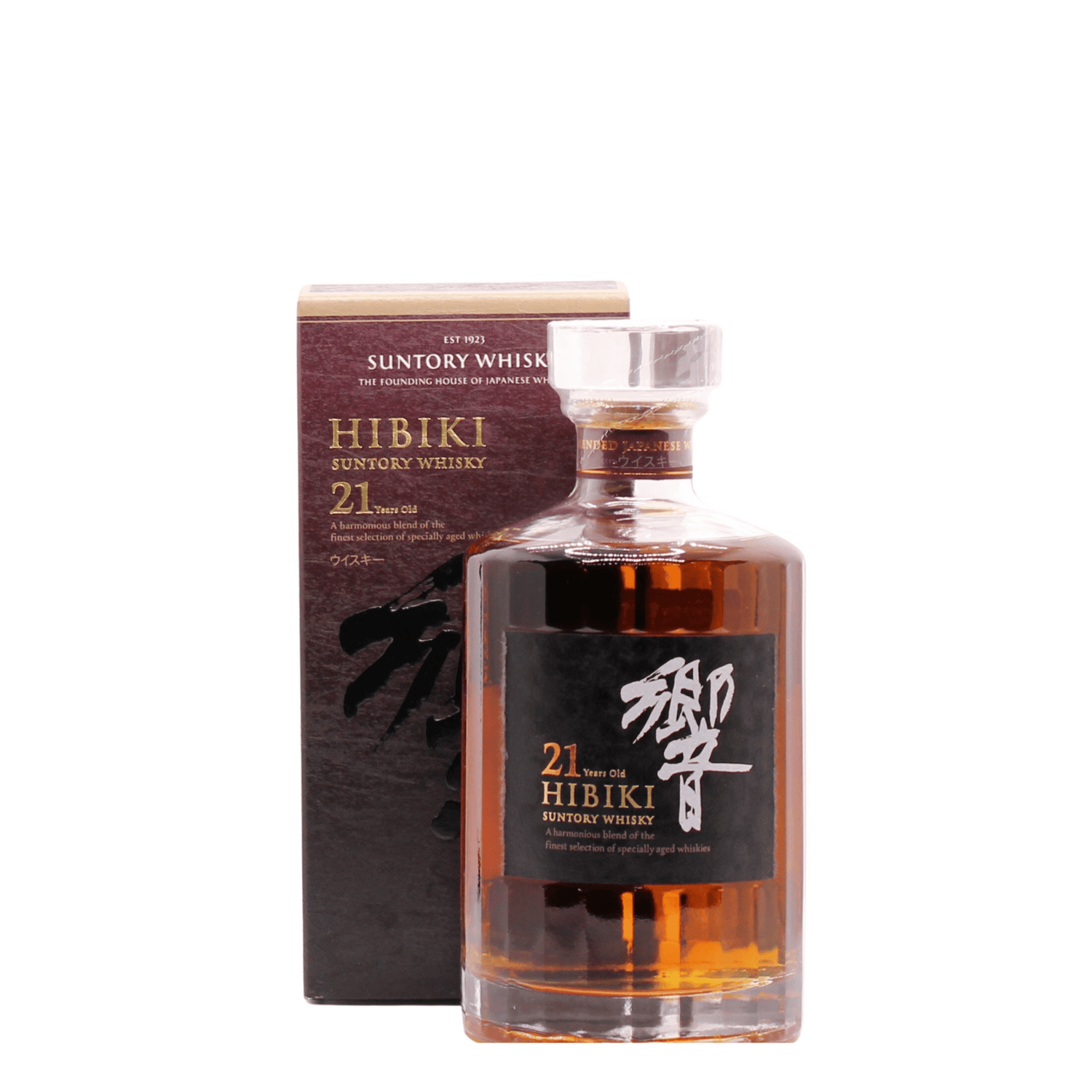 Hibiki 21 Years Old Japanese Blended Whisky (NEWER RELEASE)