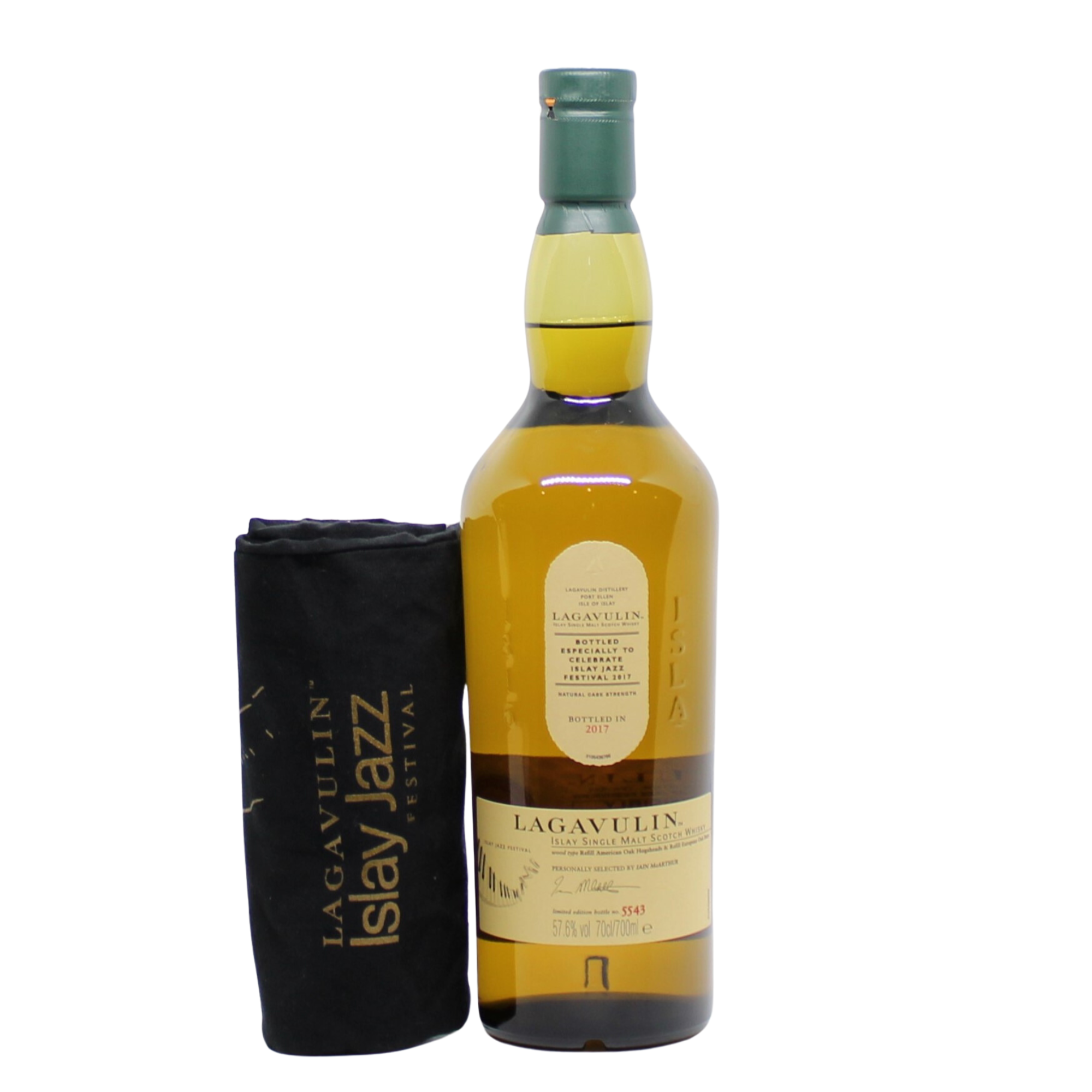 The Lagavulin Distillery has been a sponsor of the Islay Jazz festival since 2010 and celebrates the occasion annually by releasing a limited edition bottling. This limited edition of 6000 bottles was released in 2017 at a Natural Cask Strength ABV of 57.6% and was matured in a combination of Refill American Oak Hogsheads and Refill European Butts