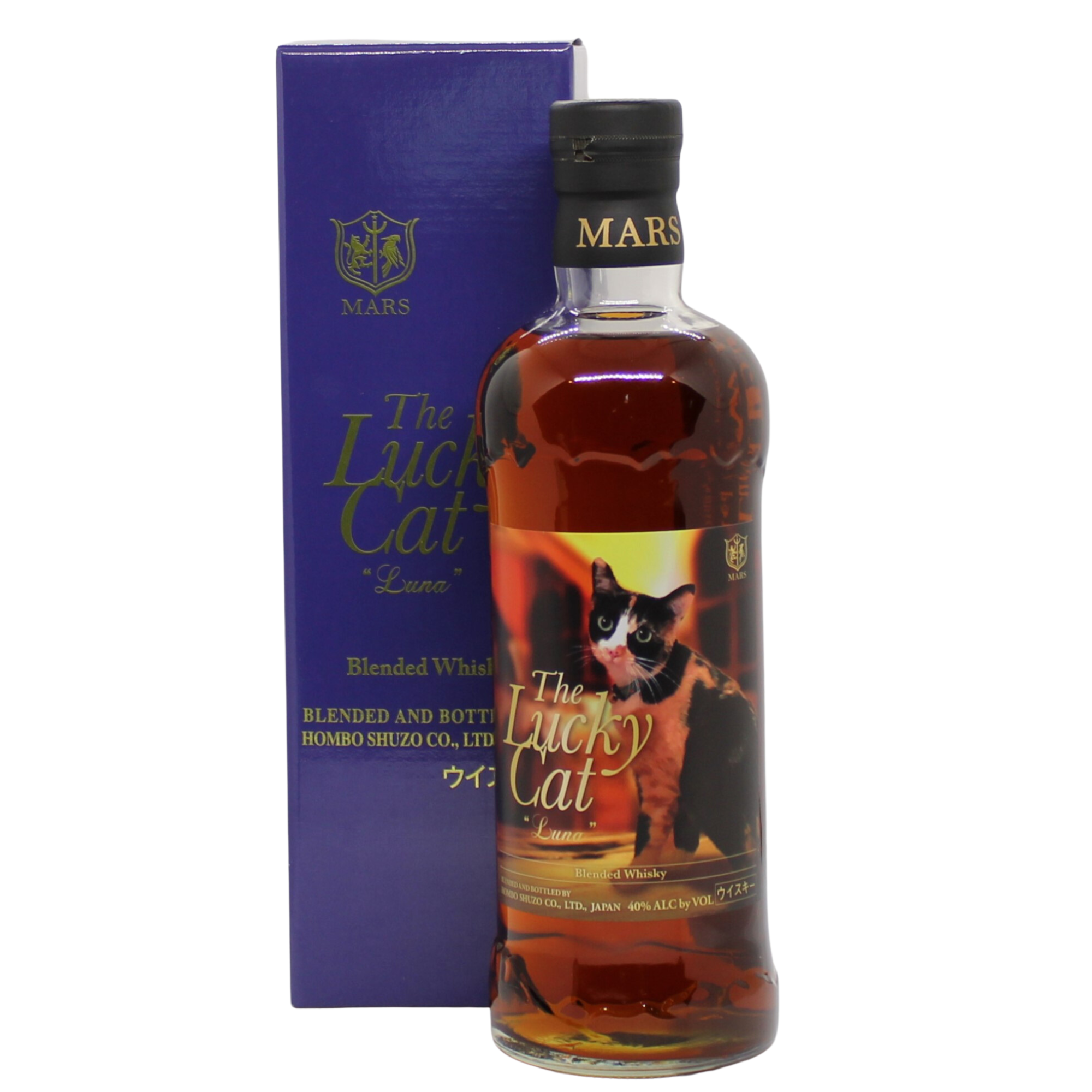 The Lucky Cat “Luna” is the seventh edition of the “The Lucky Cat” series – a blended whisky created using Mar’s whisky blending techniques.