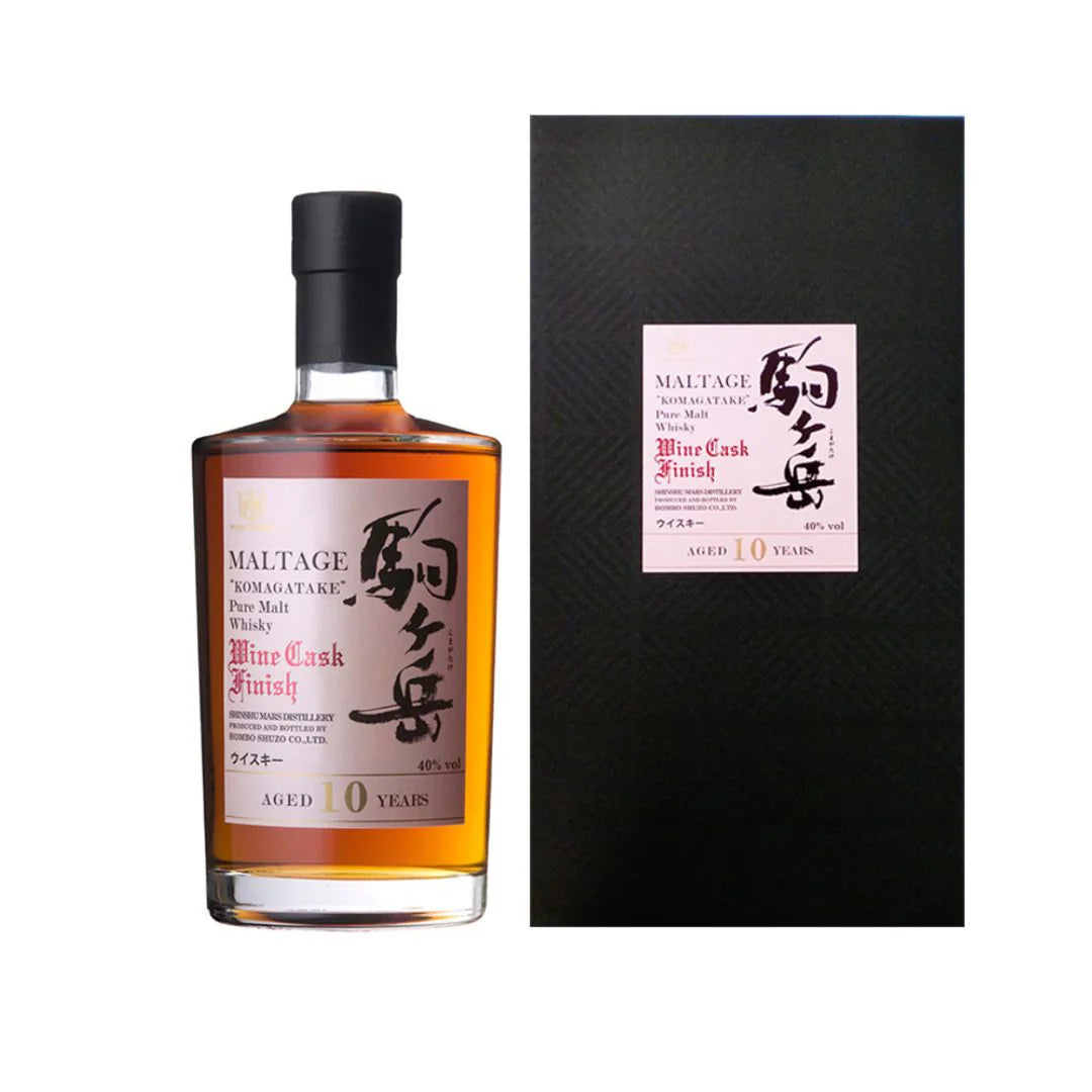 Mars Maltage Komagatake 10 Years Old Wine Cask Finish Pure Malt Whisky (Old Bottling)