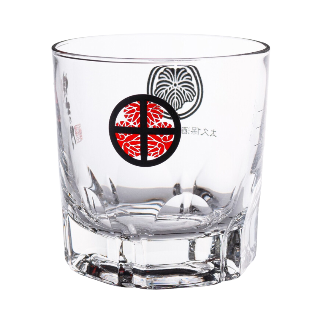 Ookubo Shuzo Samurai no Mon Japanese Shochu Rock Glass