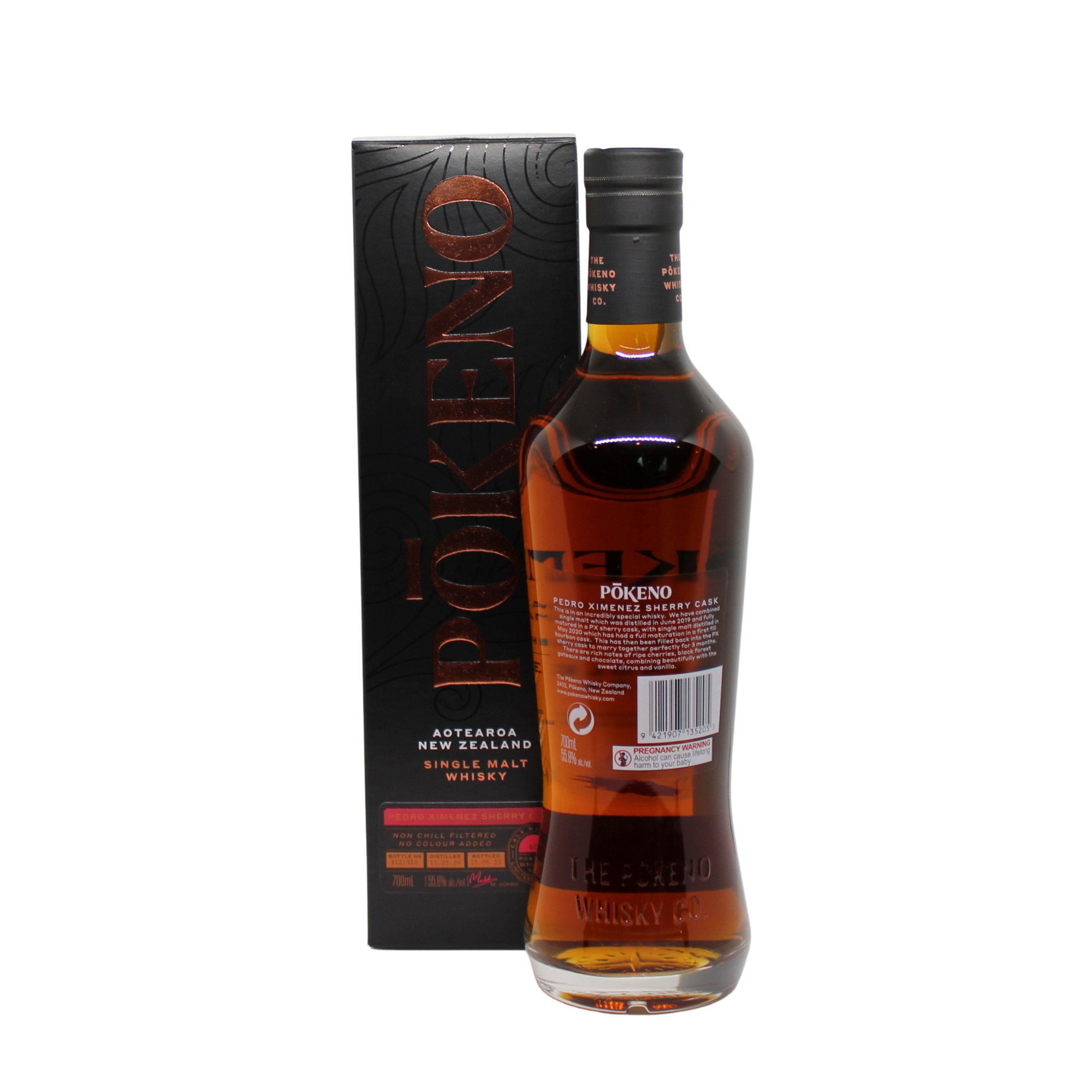 Pōkeno Mizunara Private Single Cask (PX & First Fill Bourbon) New Zealand Single Malt Whisky