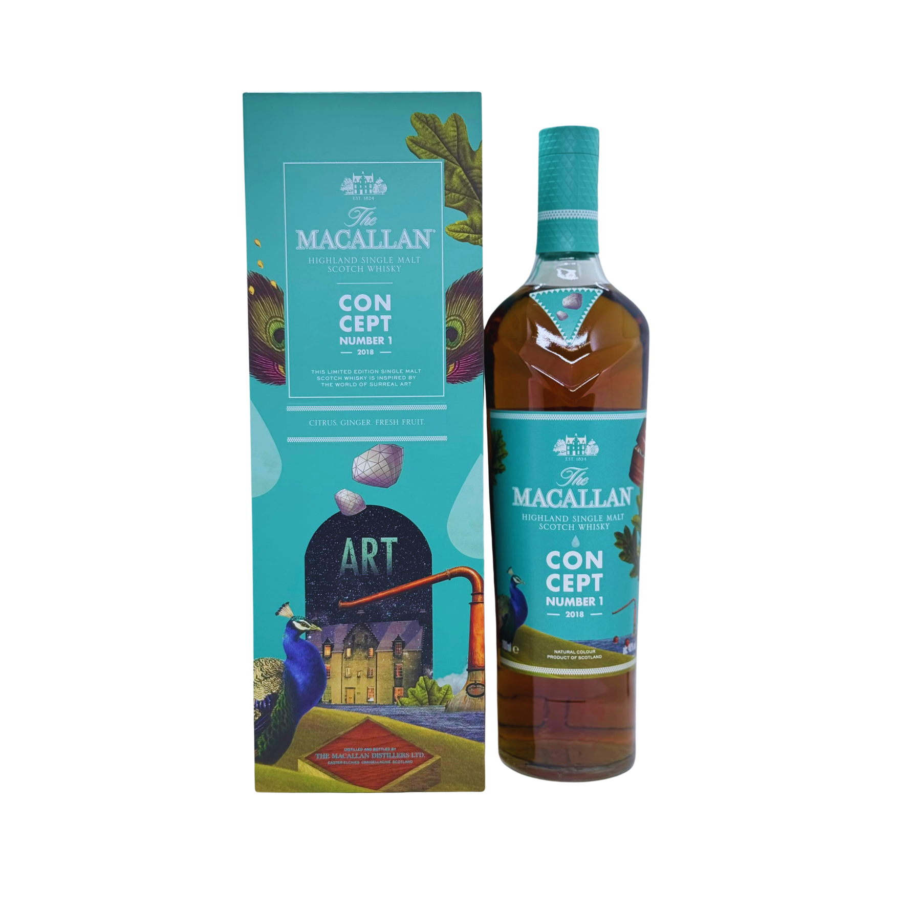 The first in the series, The Macallan Concept Number 1 celebrates the world’s visionaries by daring to disrupt the whisky making process. A travel exclusive, The Macallan Concept Number 1 is inspired by surreal art and incorporates innovative production techniques to create an exciting new single malt.

The Concept No 1 has been created with whiskies matured first in sherry-seasoned oak casks and then for an equal time in ex-bourbon casks, exploring maturation more imaginatively.