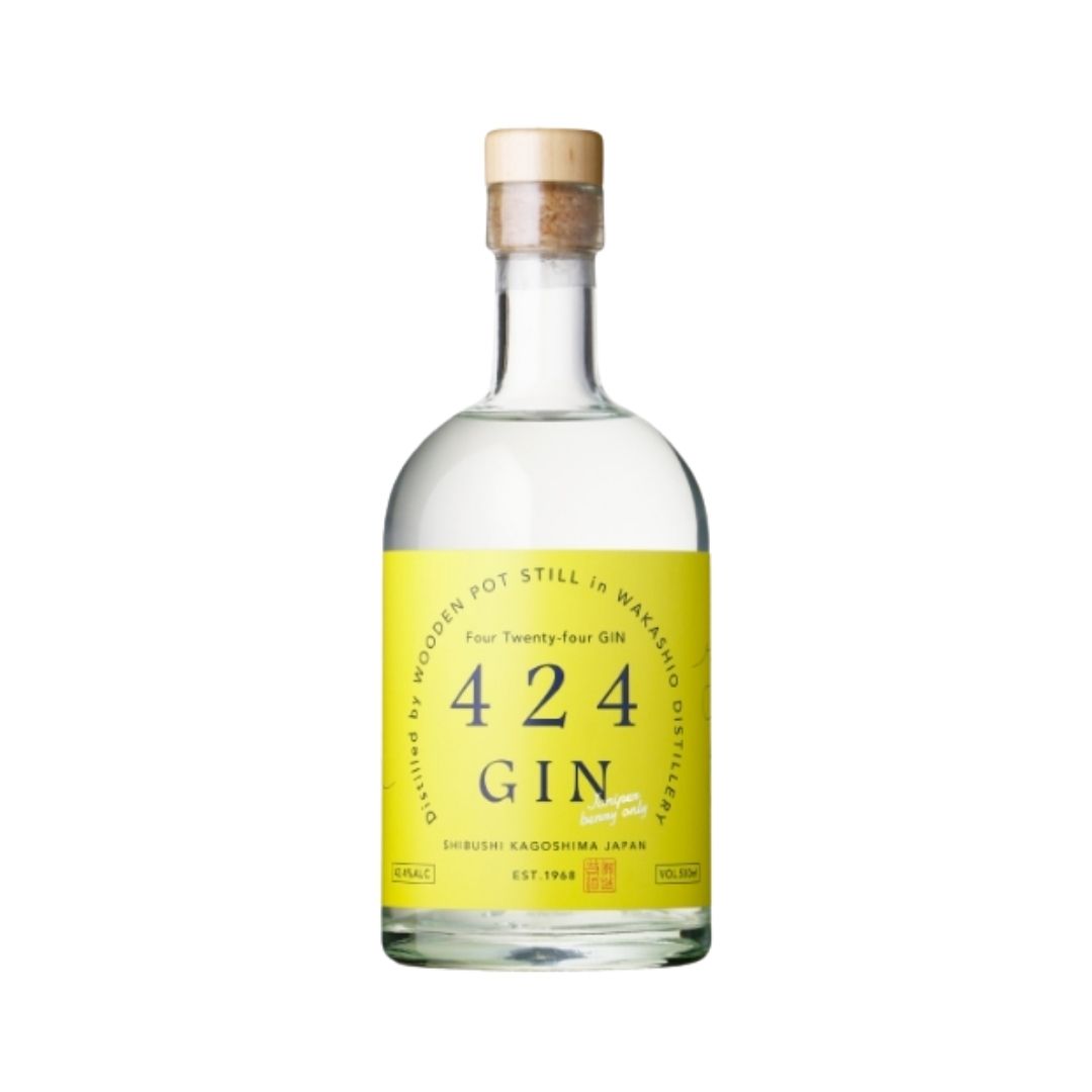 Wakashio 424 GIN - JUNIPER BERRY ONLY Japanese Craft Gin 500ml