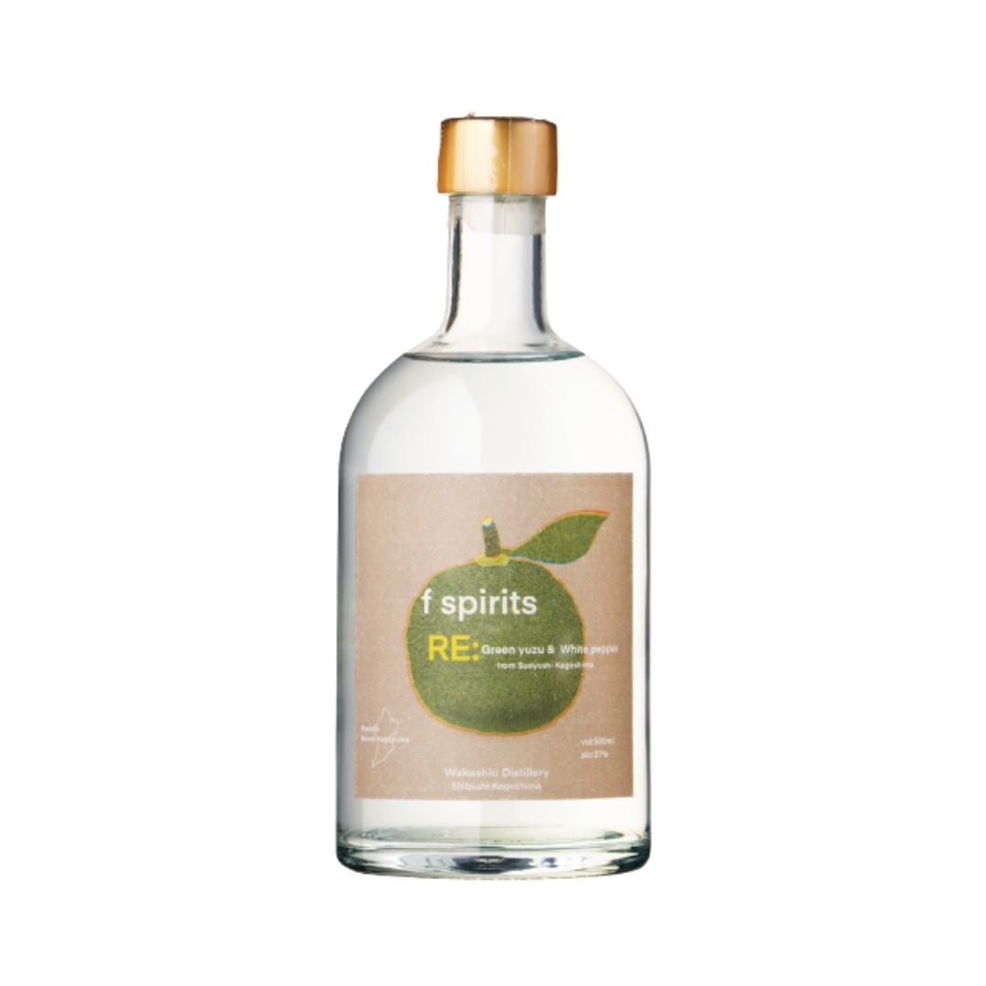 Wakashio "F Spirits" Green Yuzu & White Pepper Japanese Spirit 500ml