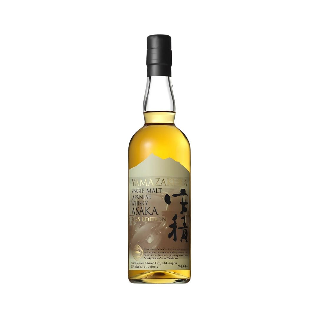 amazakura Asaka Single Malt Japanese Whisky 2025 Edition is a carefully blended with several cask-aged malt at the Asaka Distillery. It has a refreshing, gorgeous aroma and a clean sweetness, giving a taste that is characteristic of the Asaka Distillery.