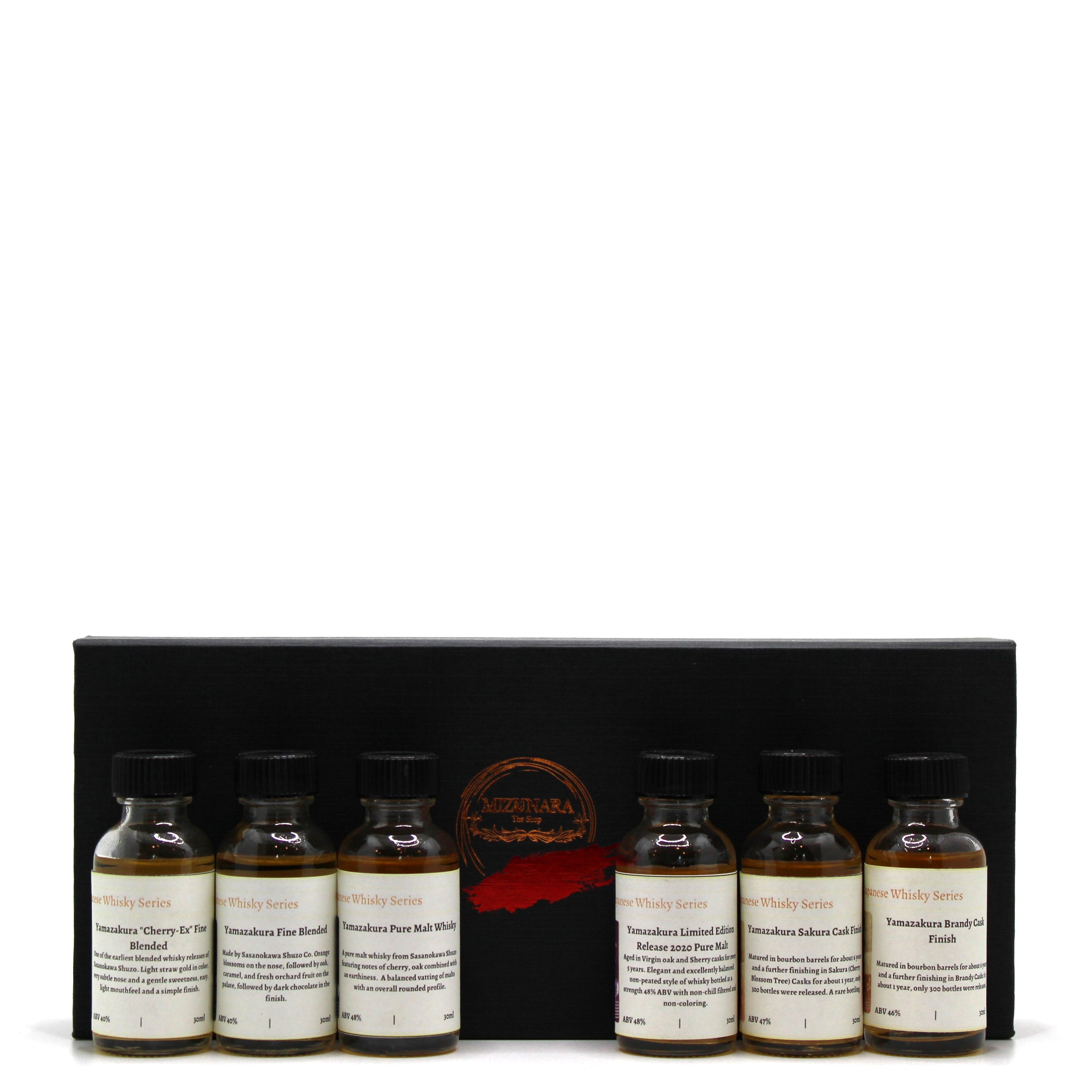 Yamazakura Blended & Pure Malt Whisky (6 x 30 ml) Tasting Set with Gift Box
