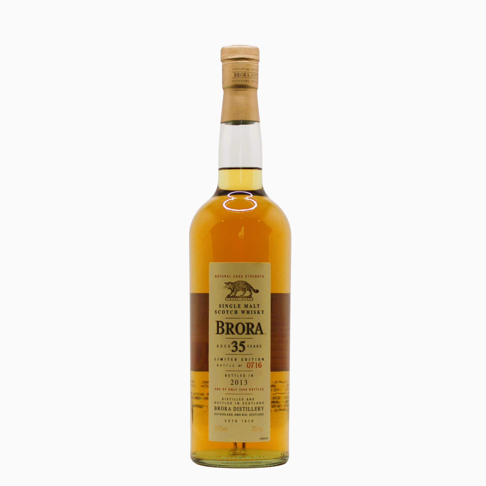 Brora 1977 Single Malt Scotch Whisky 12th Release 2013, 35 Years Old (NO BOX)