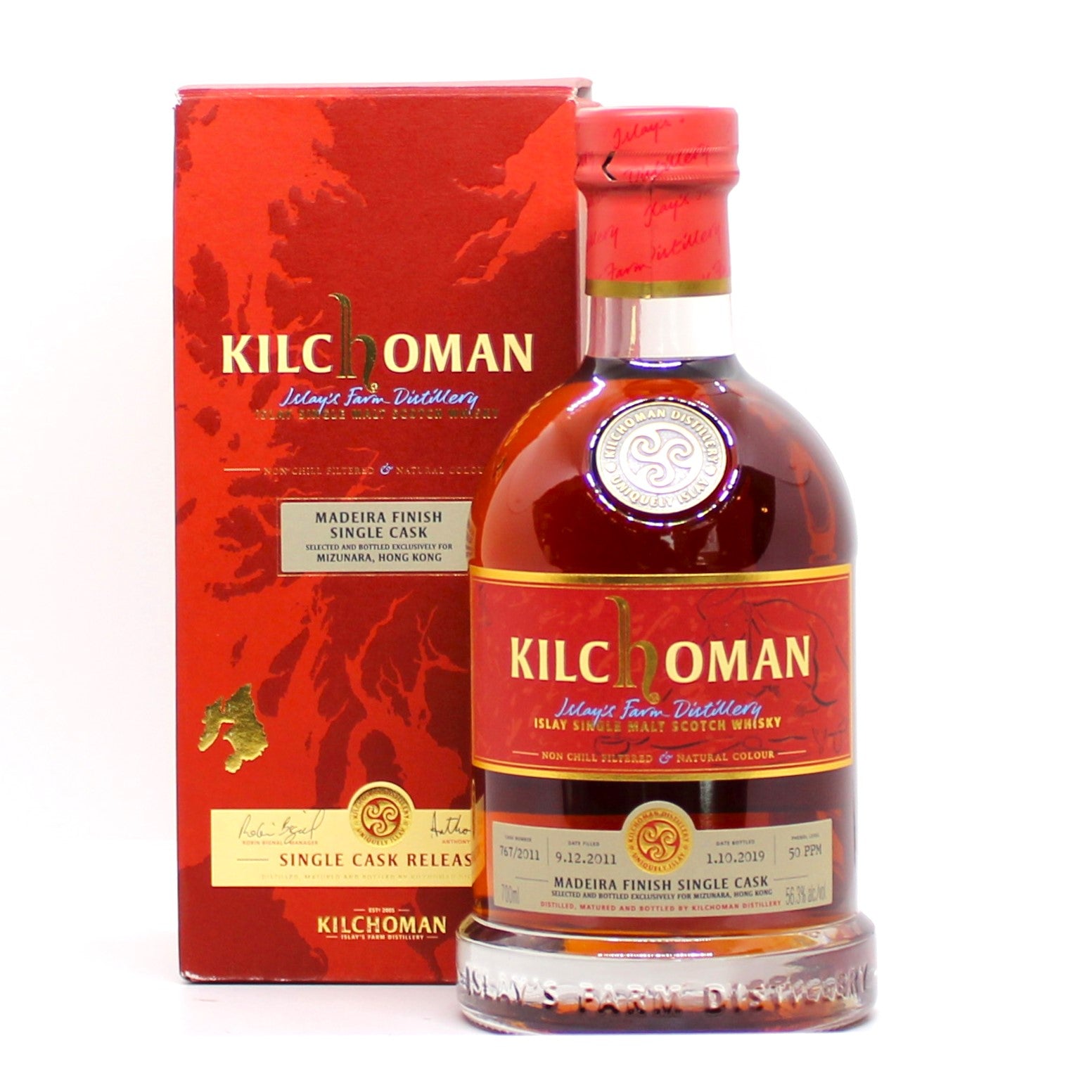 Selected by (and bottled exclusively for) Mizunara Hong Kong, this whisky has been matured in a fresh Bourbon cask for over 6 years and then finished in a Madeira hogshead for over a year and bottled at its natural cask strength of 56.3% ABV. 
