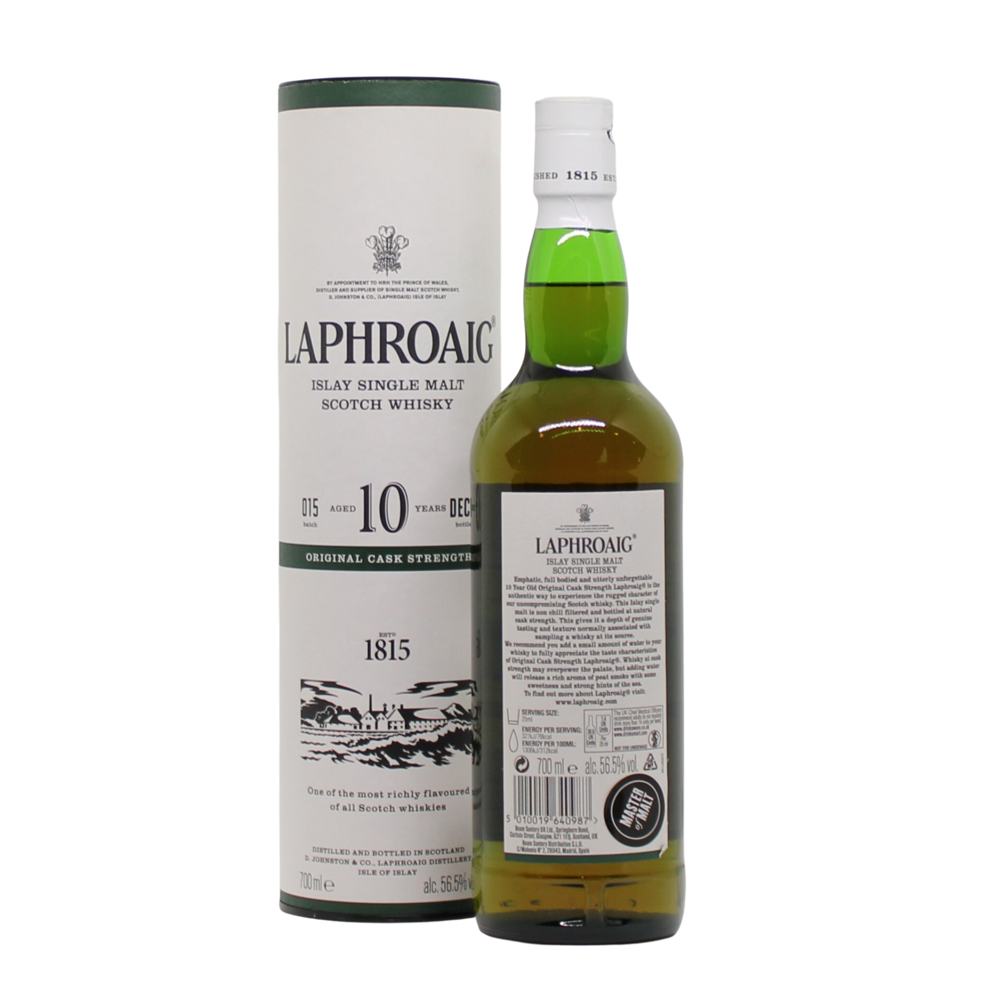Laphroaig 10 Year Old Cask Strength Batch 015 Single Malt Islay Scotch Whisky