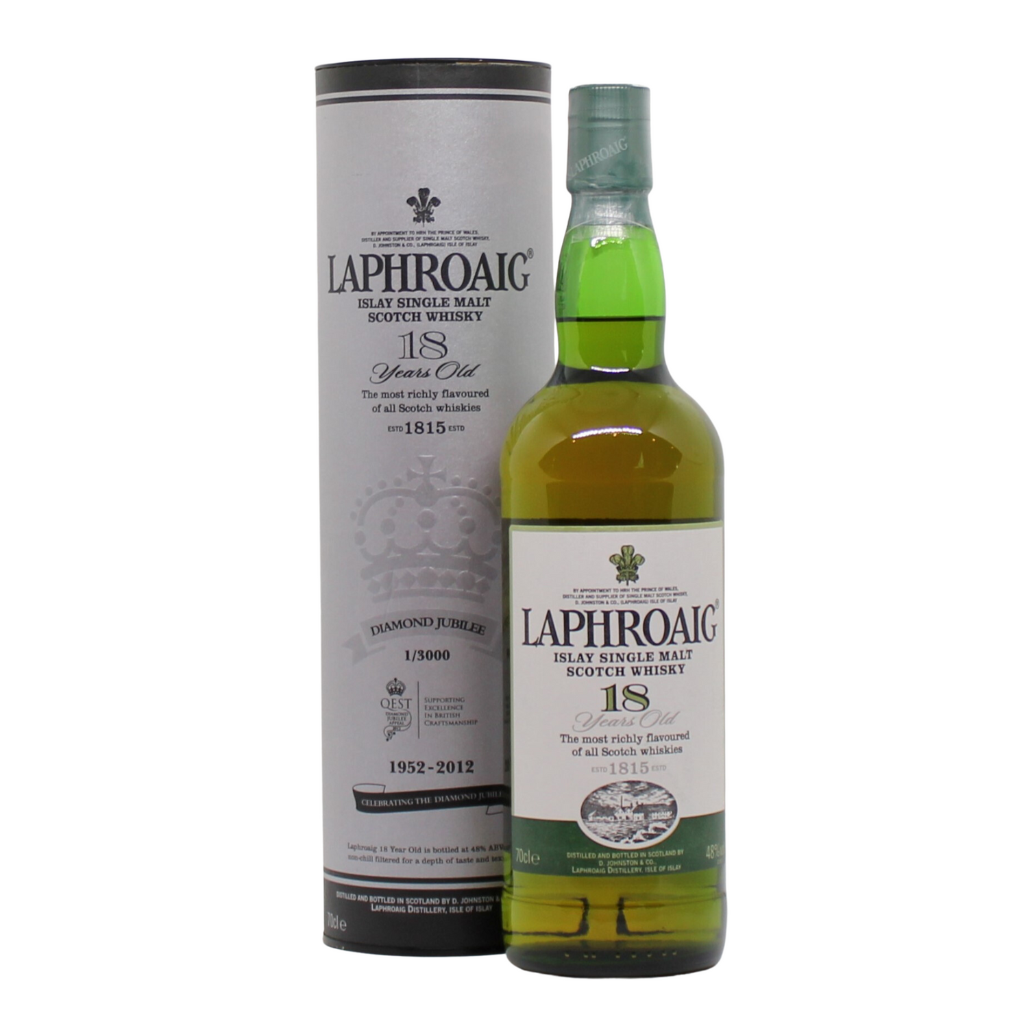 Laphroaig 18 Year Old "Queen's Diamond Jubilee" Special Release Single Malt Scotch Whisky
