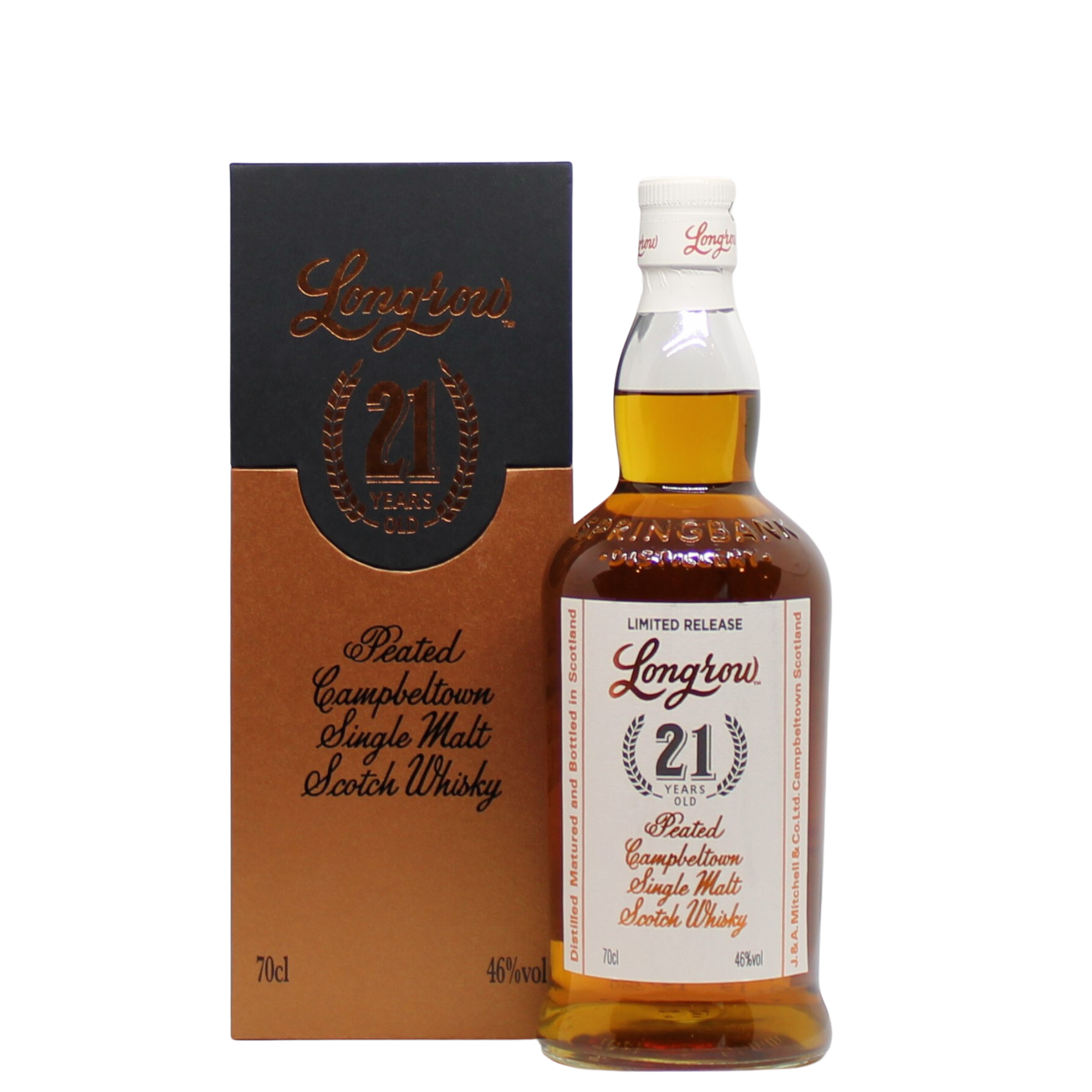 Longrow 21 Years Old Limited Edition Single Malt Scotch Whisky 2019 Release