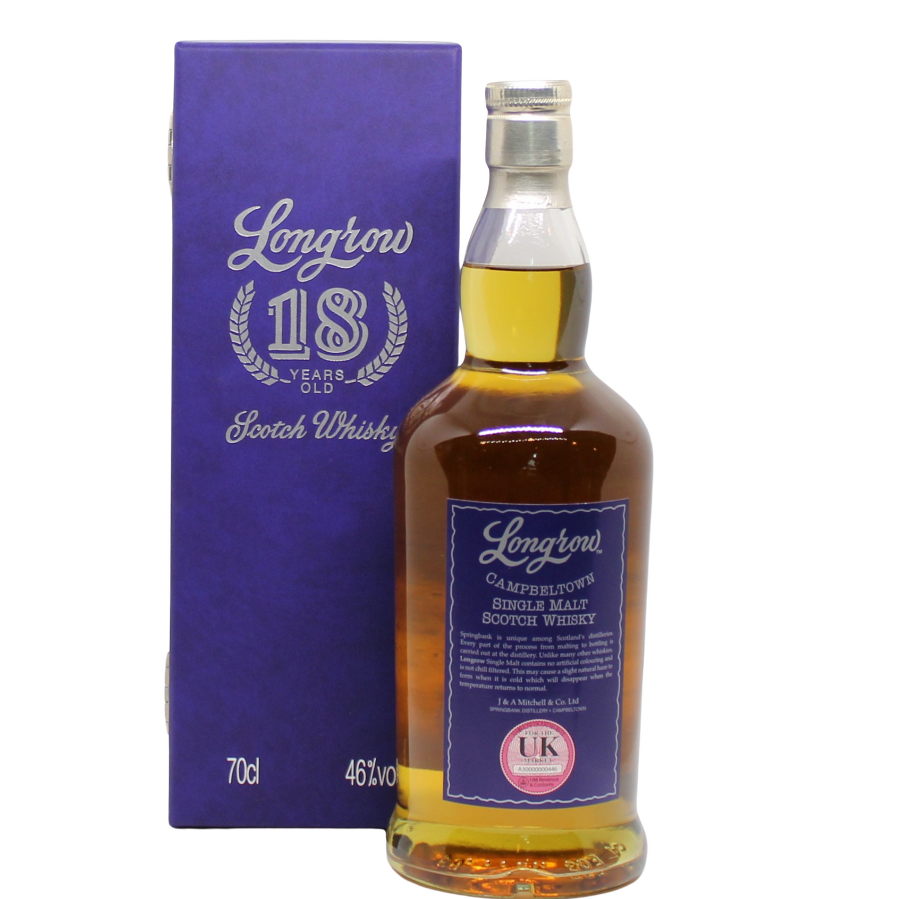 Longrow 18 Years Old First Release Single Malt Scotch Whisky