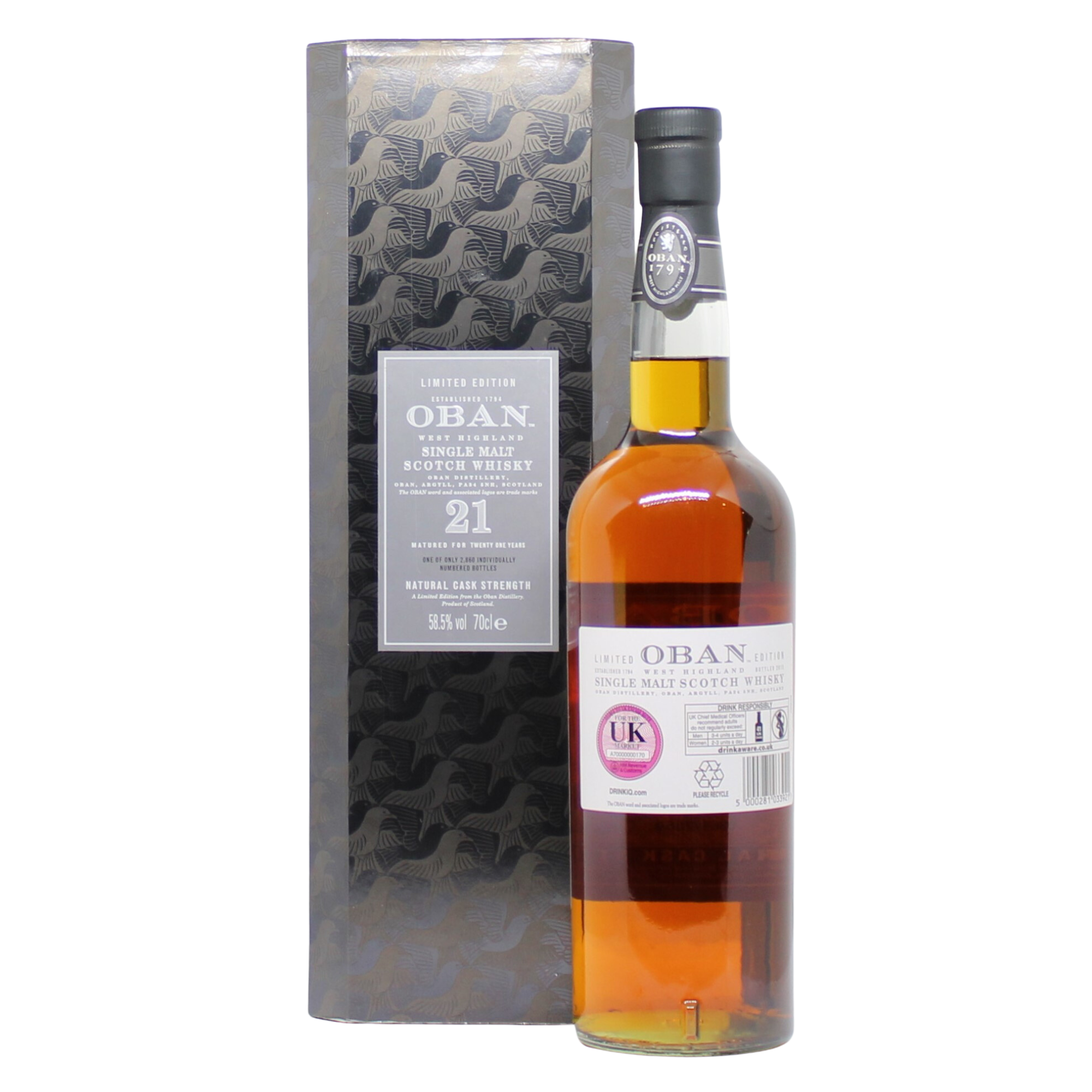 Oban 21 Limited Edition 2013 Special Release (Natural Cask Strength) Single Malt Scotch Whisky