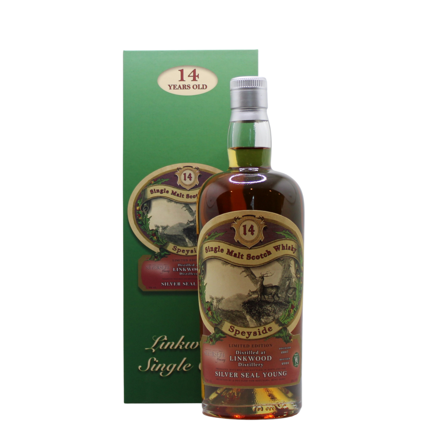 This Whisky from Linkwood Distillery, distilled in 2007 and bottled in 2022 is matured in a single cask #4103 and bottled at Natural Cask Strength of 56.8% ABV. Only 251 bottles were released. Nose: Fresh green fruits, pear, crunchy apple, caramel, honey and plums Taste: Initial sweetness is balanced with fruity plum and some hot spices Finish: Spices, hint of cardamom and black tea with a warming finish (medium- long).